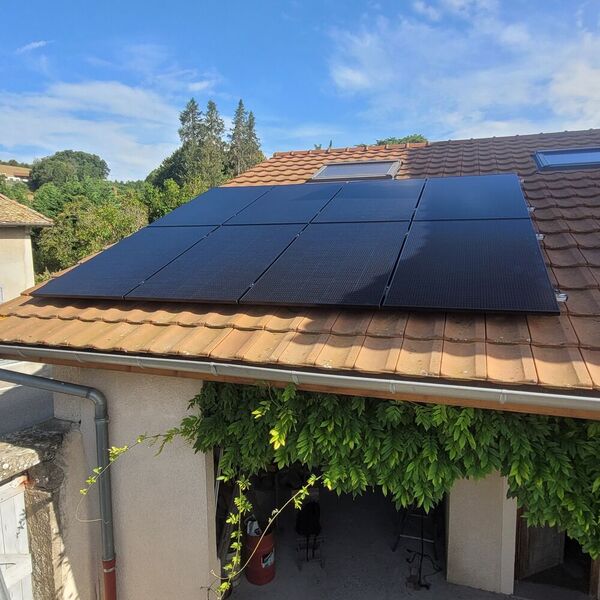 installation photovoltaique 3kWc  St Didier de Bizone