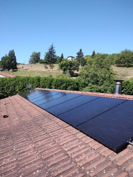 installation photovoltaique 4.5kWc 38210 Polienas