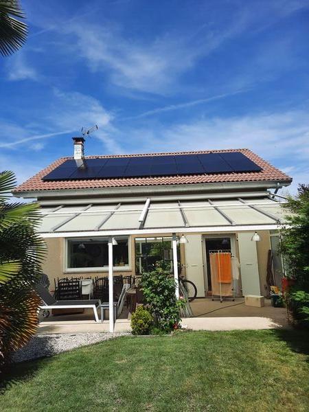 encore une installation de panneaux photovoltaiques Tullins 38210