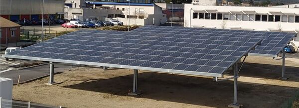 Ombriere photovoltaique BOURG St ANDEOL