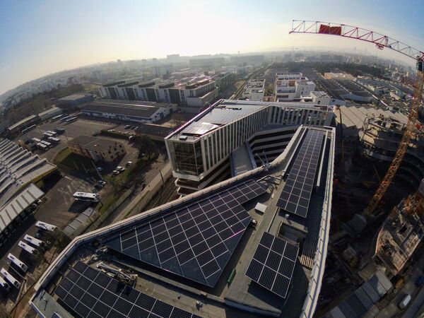 Lyon photovoltaique - 5eme facade